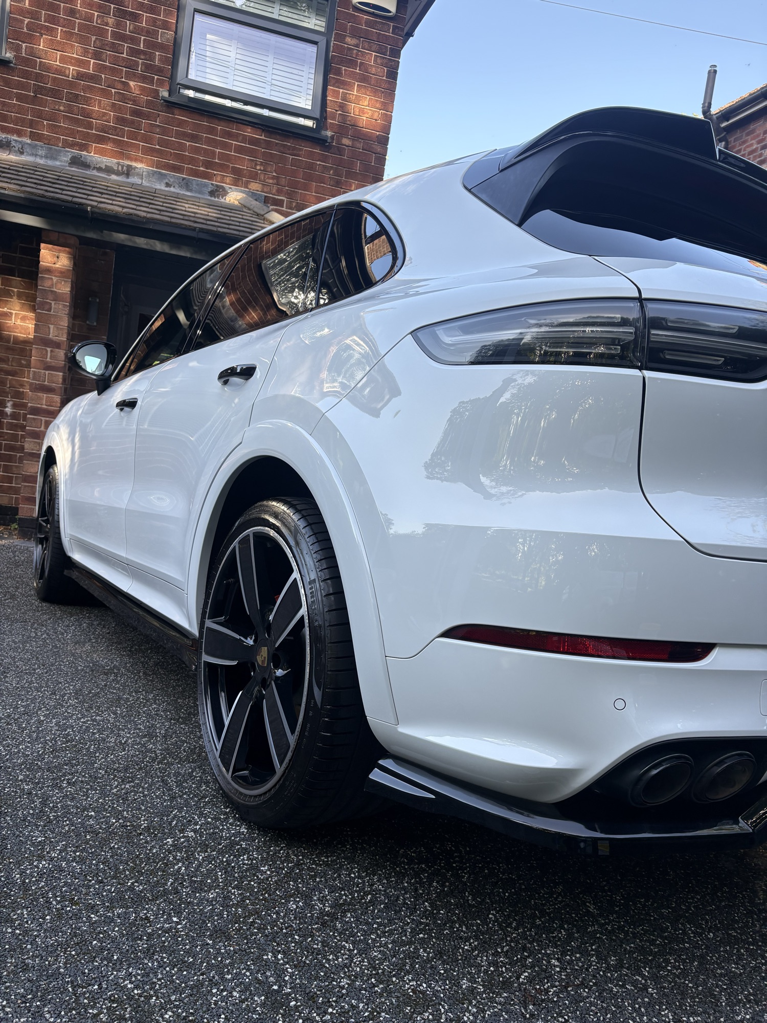 A car gleaming after a hand-finished DR Elite valet